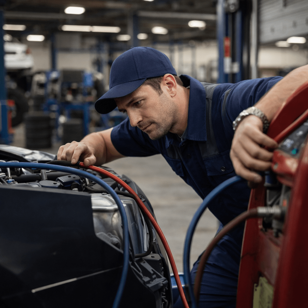Klimaservice für Autos